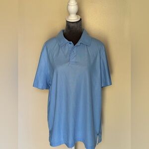 32 Degrees Cool Men’s Light Blue Polo Shirt Short Sleeve Size L